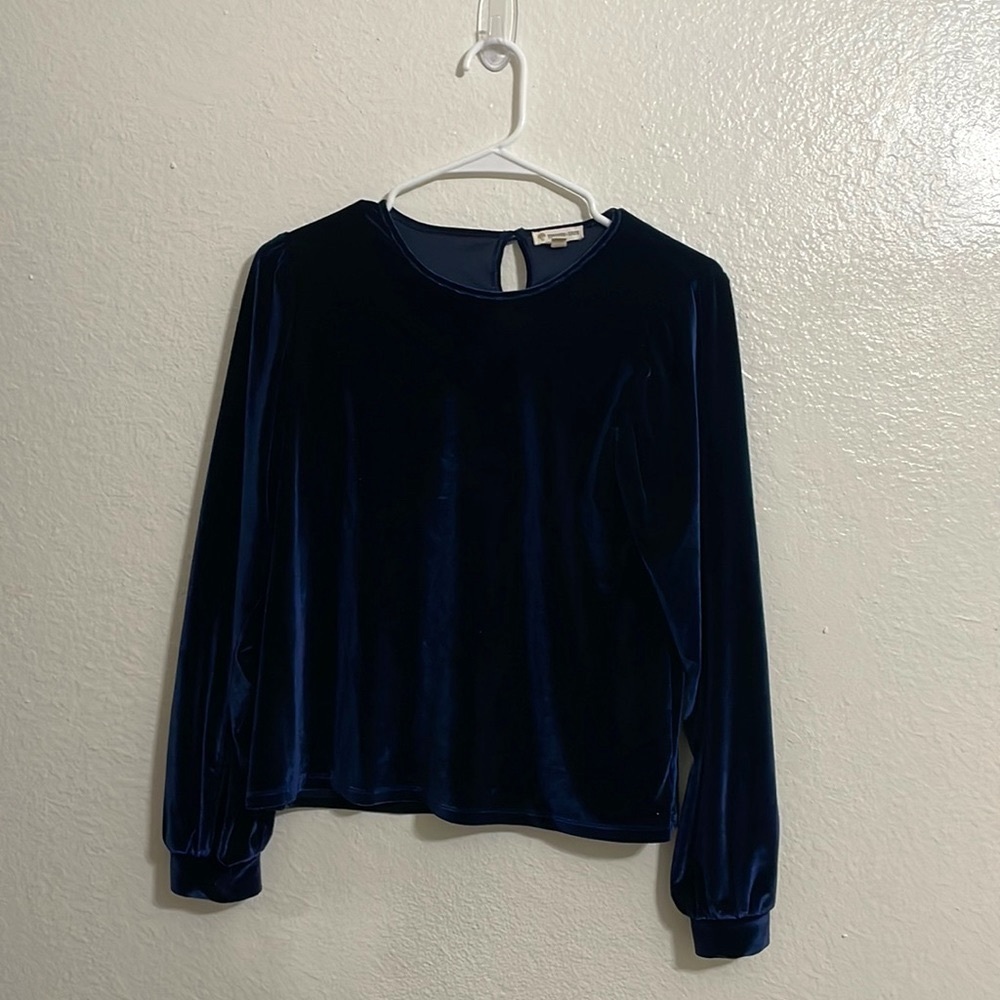 Velvet long sleeve